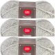 Spinrite Red Heart Hygge Yarn 5oz Cloud Pack of 3 Skein