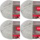 Spinrite Red Heart Hygge Yarn 5oz Cloud Pack of 4 Skein