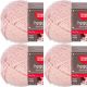 Spinrite Red Heart Hygge Yarn 5oz Powder Pack of 4 Skein
