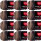 Spinrite Red Heart Super Saver Ombre Yarn Hickory Pack of 12 Skein
