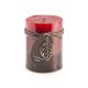 Dynamic Collections Layered Candles Cranberry Apple 4 Inch Pillar