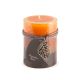 Dynamic Collections Layered Candles Pumpkin Spice 4 Inch Pillar