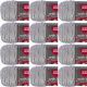 Spinrite Red Heart With Love Yarn Light Grey Pack of 12 Skein