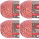 Spinrite Red Heart Hygge Yarn 8oz Rust Pack of 4 Skein