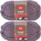 Spinrite Red Heart Hygge Yarn 8oz Sterling Pack of 2 Skein