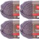 Spinrite Red Heart Hygge Yarn 8oz Sterling Pack of 4 Skein
