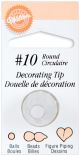 Wilton Decorating Tip For Food Decoration 10 Round 1 Pack of 2 Piece