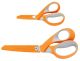 Fiskars Crafts RazorEdge Softgrip Fabric Shears Set 5 Inch and 8 Inch 1 Pack of 2 Pieces