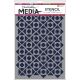 Ranger Dina Wakley Media Stencil Almost Ikat