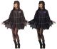 Women s Spider Web Poncho Costume Multi Standard