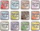 Ranger Tim Holtz Bundle Of 12 Distress Oxide Ink Pads Summer 2018 Colors 1 Pack of 12 Piece