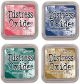 Ranger Tim Holtz Ranger Distress Oxide Ink Bundle Four 3 X 3 Pads M Merry Festive Berries Chipped Sapphire Pine Needles And Brushed Corduroy 1 Pack of 4 Piece