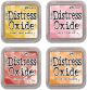 Ranger Tim Holtz Distress Oxide Ink Pads Fossilized Amber Worn Lipstick Fired Brick and Spiced Marmalade 1 Pack of 4 Piece