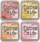 Special Bundle Ranger Tim Holtz Distress Oxide Ink Pads 4 Pack Fired Fossilized Spiced Worn B1