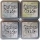 Ranger Tim Holtz Ranger Distress Oxide Ink Bundle Four 3 X 3 Pads W Washed Out Old Paper Frayed Burlap Iced Spruce And Hickory Smoke 1 Pack of 4 Piece