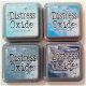 Ranger Tim Holtz Ranger Distress Oxide Ink Bundle Four 3 X 3 Pads R Rivers Tumbled Glass Stormy Sky Salty Ocean And Chipped Sapphire 1 Pack of 4 Piece