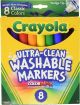 Crayola Ultra Clean Washable Color Max Markers 8 Per Pkg