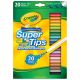 Crayola Super Tips Washable Markers Assorted Colors 20 Per Pkg 1 Pack of 2 Piece