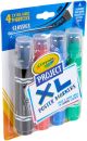 Crayola Project XL Poster Markers 4 Per Pkg Classic Colors