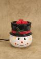 Ceramic Wax Warmer Electric Snowman Design