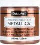 DecoArt Americana Decor Metallics 8oz Rose Gold 1 Pack of 3 Piece