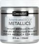 DecoArt Americana Decor Metallics 8oz Sterling Silver 1 Pack of 3 Piece