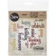 Sizzix Thinlits Dies By Tim Holtz Celebration Script Words