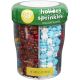 Wilton 6 Cell Assorted Christmas Shapes Sprinkles 6.5 oz