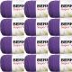 Spinrite Bernat Super Value Solid Yarn Light Damson Pack of 12 Skein