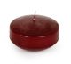 Floating Candles Disk Dark Red Unscented