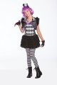 Halloween Wholesalers Hatter Madness Girls Costume Black and White 