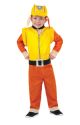 Boy S Costume Paw Patrol Rubble Value Child Costume Toddler
