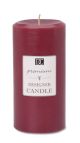 Pillar Candle Dark Red Apple Cinnamon 2.8 X 5.8 Inches