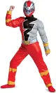 Disguise Red Ranger 1 Dino Fury Classic Muscle M 7 8