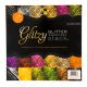 Die Cuts With A View Glitter Cardstock Stack White Core 12 X 12 Glitzy