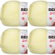 Spinrite Bernat Softee Baby Yarn Solids Lemon Pack of 4 Skein