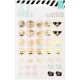 Heidi Swapp Memory Planner Clear Stickers Emoticon