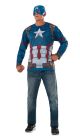Captain America Civil War Captain America Costume Top and Mask Multi Extra Large