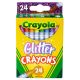 Crayola Crayons Glitter 24 Per Pkg