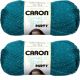 Spinrite Caron Simply Soft Party Yarn Teal Sparkle Pack of 2 Skein