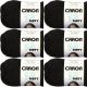 Spinrite Caron Simply Soft Party Yarn Black Sparkle Pack of 6 Skein