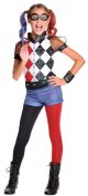 Costume Kids DC Superhero Girls Deluxe Harley Quinn Costume Large