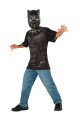 Costume Captain America Civil War Black Panther Child Top and Mask Medium
