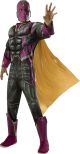 Marvel Mens Captain America Civil War Deluxe Muscle Chest Vision Costume Multi Standard