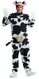 Costume Comical Cow Costume Black White Standard