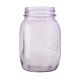 Glass Mason Jar 5.5 Inches Color Lavender