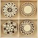 Flourishes Die Cut Wood Pieces Pack Doilies