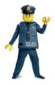 Lego Police Officer Deluxe Costume Blue Medium 7 8 