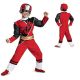 Boys Ranger Ninja Steel Toddler Muscle Costume Red Large 4 6 