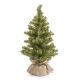 Canadian Tree With Burlap Base 108 Tips 15 Inches